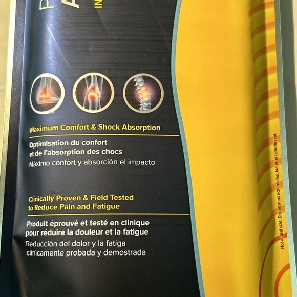 MEGA Comfort Insole Personal Anti Fatigue Mat (Dual Layered Memory Foam) Size 12 - Picture 4 of 9